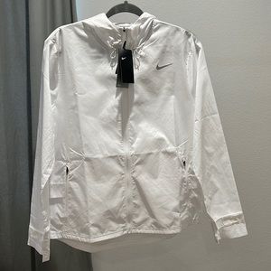 Nike White Hooded Jacket